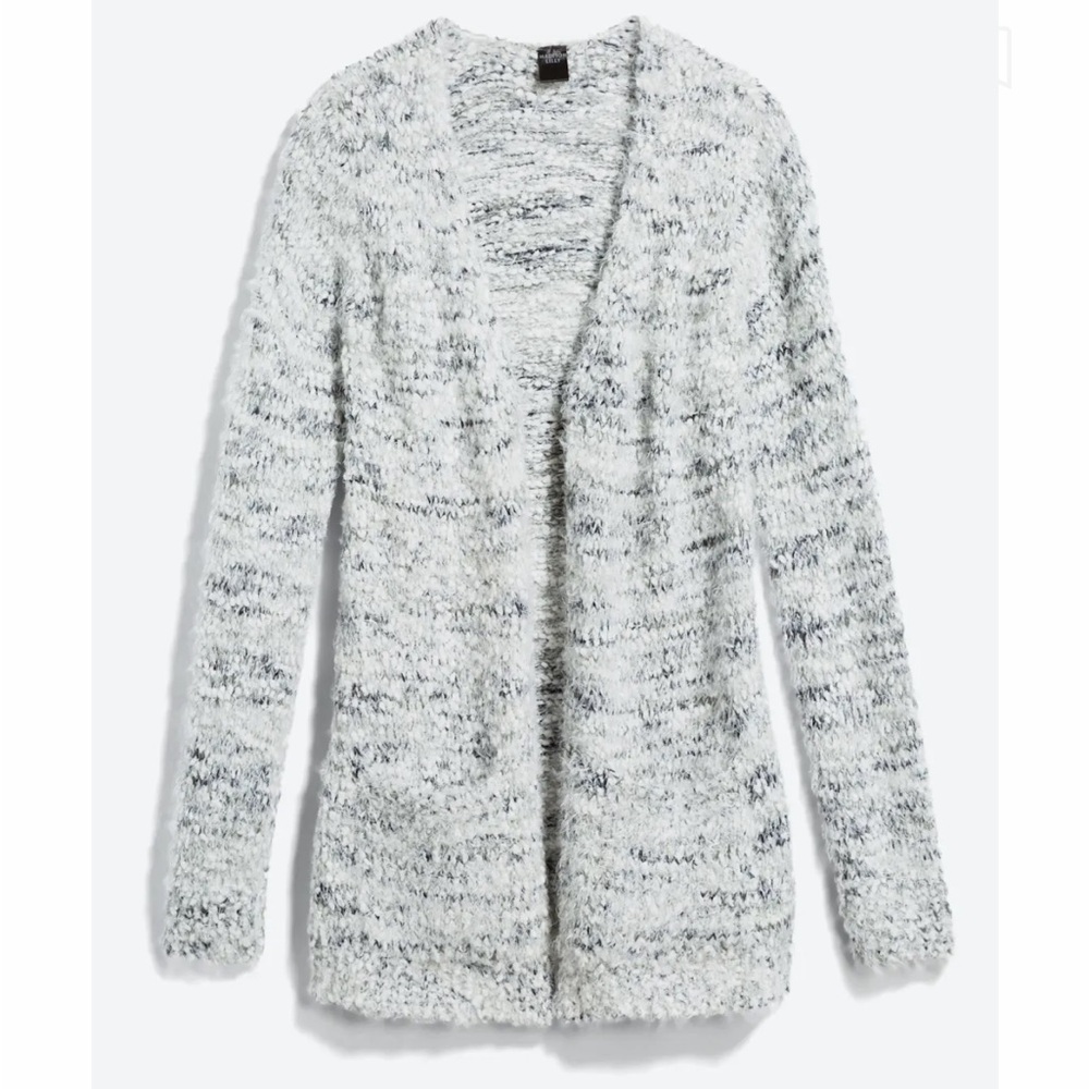 Gray chunky cardigan